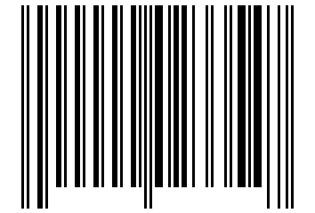 Number 23354 Barcode