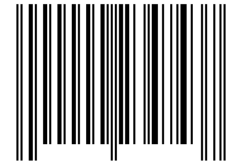 Number 234743 Barcode