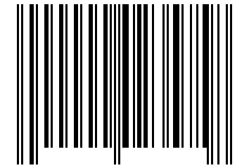 Number 23575 Barcode
