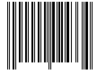 Number 24334 Barcode