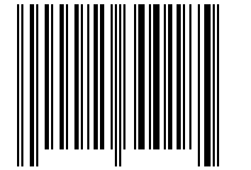 Number 25300185 Barcode
