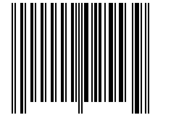 Number 25539 Barcode