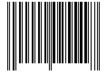 Number 25549 Barcode