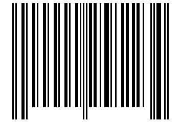Number 258223 Barcode