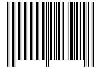 Number 26521 Barcode