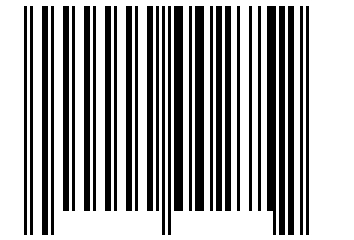 Number 2752 Barcode