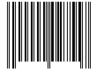 Number 27557 Barcode