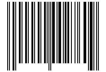 Number 2760 Barcode