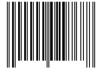 Number 29768 Barcode