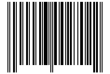 Number 3002702 Barcode