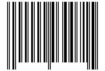 Number 30071 Barcode