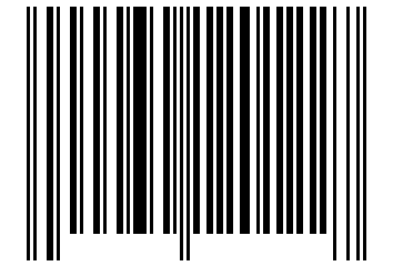 Number 30120122 Barcode
