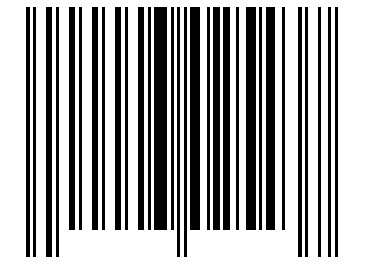 Number 3025437 Barcode