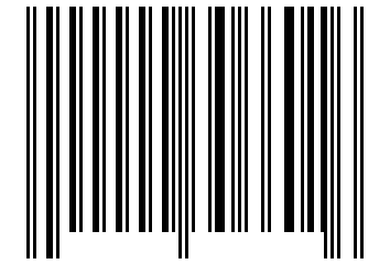 Number 306601 Barcode