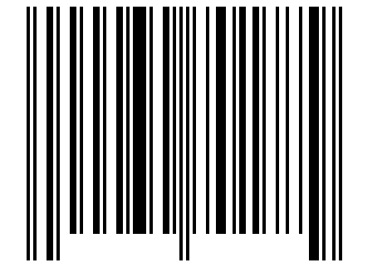 Number 30701779 Barcode