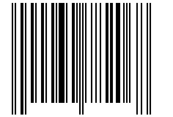 Number 30782068 Barcode