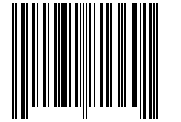 Number 30813601 Barcode