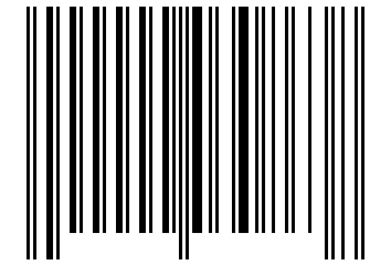 Number 30863 Barcode