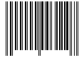 Number 3110 Barcode