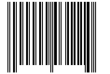Number 31110 Barcode