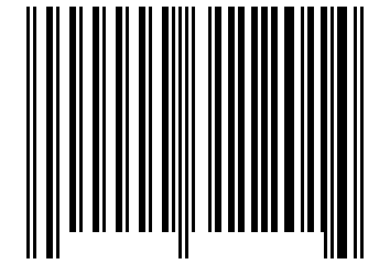 Number 311201 Barcode