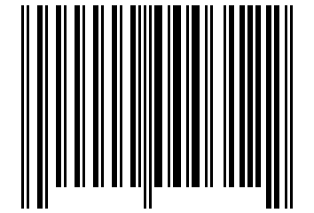 Number 312 Barcode