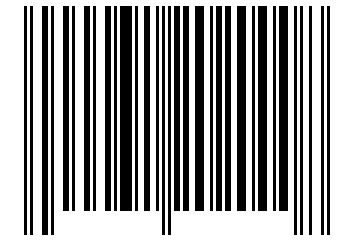 Number 31202000 Barcode