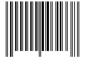 Number 3133 Barcode