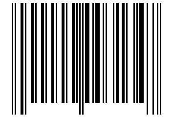 Number 3134 Barcode