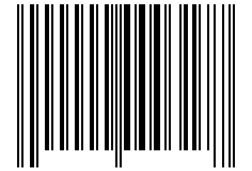 Number 317 Barcode
