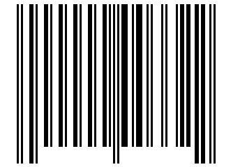 Number 3322 Barcode