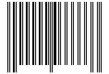 Number 33333 Barcode
