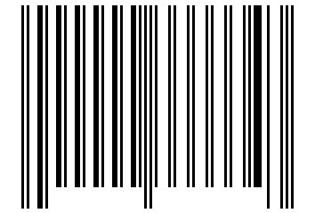 Number 333334 Barcode