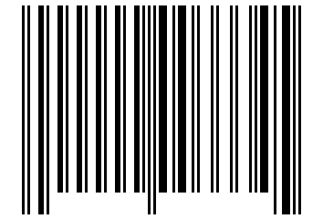 Number 3334 Barcode
