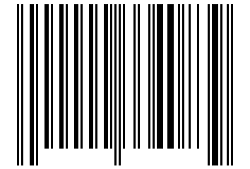 Number 334083 Barcode