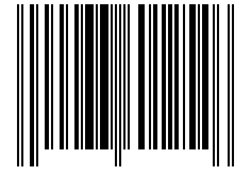 Number 33601254 Barcode