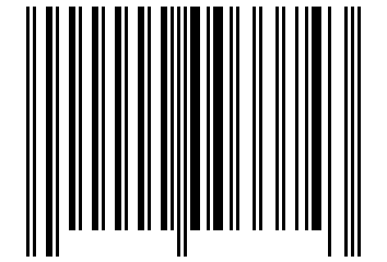 Number 3374 Barcode