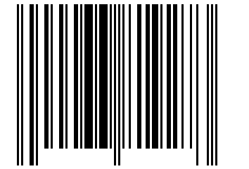 Number 33819273 Barcode