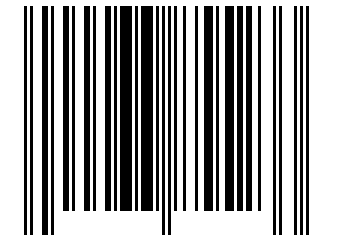 Number 33855233 Barcode