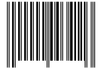 Number 3411 Barcode