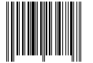 Number 34134757 Barcode