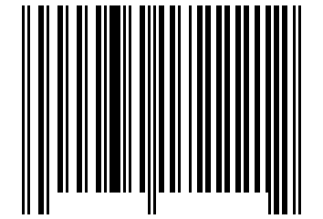 Number 34172221 Barcode