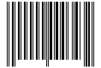 Number 343 Barcode