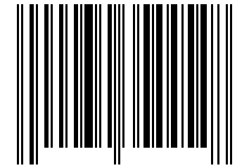 Number 34354454 Barcode
