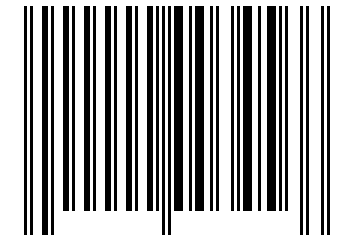 Number 3456 Barcode