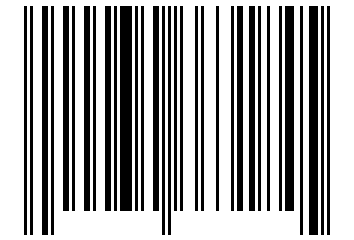 Number 34663184 Barcode