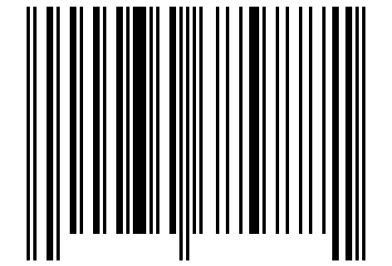 Number 34685777 Barcode