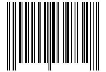 Number 34732 Barcode