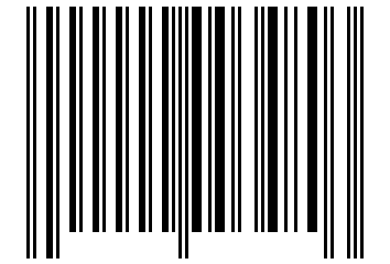 Number 3480 Barcode