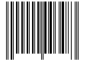 Number 3483 Barcode